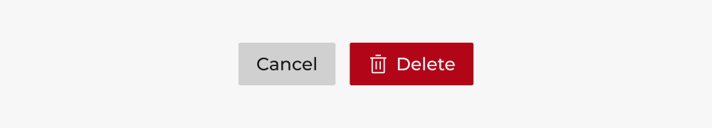 A screenshot showing how to use red as a UI color, as described in the caption below.