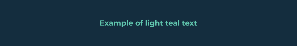A screenshot showing how light teal increases contrast on a navy background as explained in the caption below.