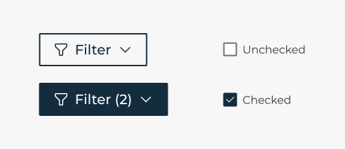 A screenshot showing how to use navy, using two buttons and two checkboxes as an example, as described in the caption below.