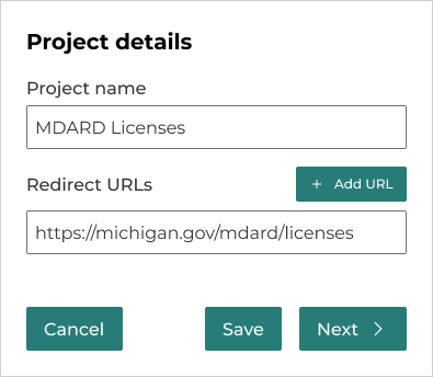 Improper button hierarchy on a form, as described in the caption.