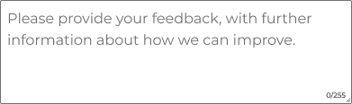 A text area incorrectly using placeholder text to convey information.